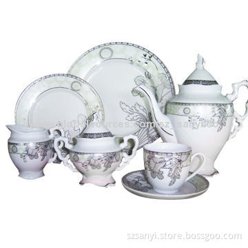 Porcelain Tea Set, AB Grade, Attractive and Fashionable Design